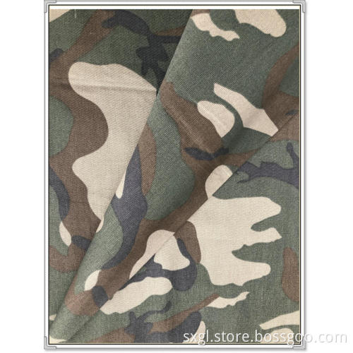 98%Cotton 2%Spandex Twill Print Fabric For Garments